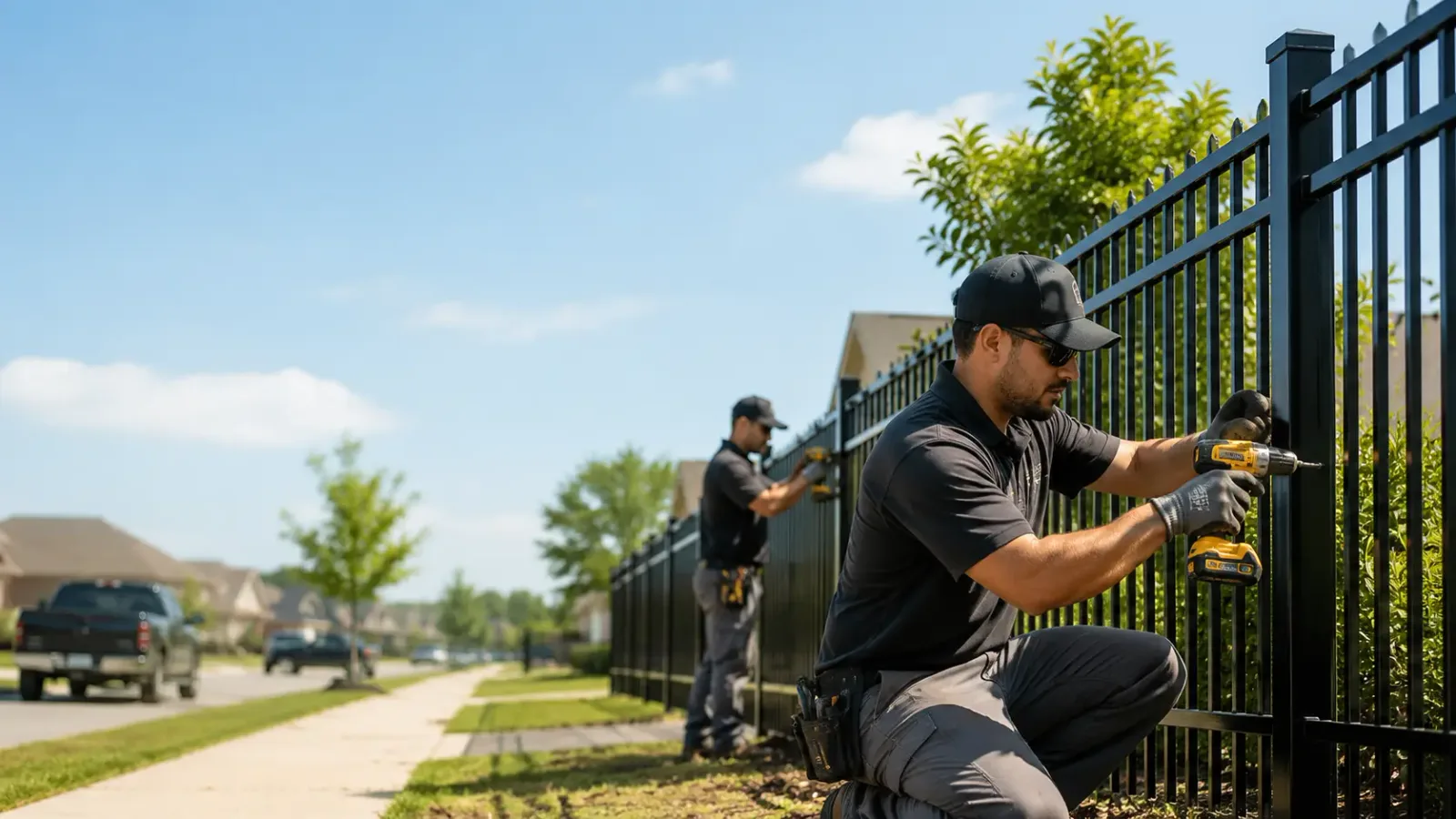 Metal Fence Installation in Russellville, IN